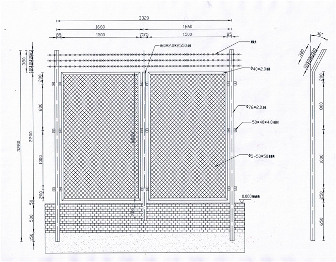 海關保稅區(qū)圍網